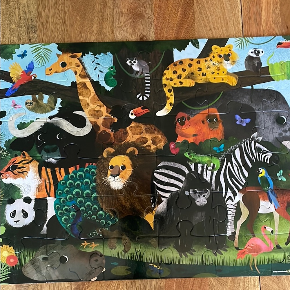 Crocodile Creek Jungle Animal Puzzle Game
